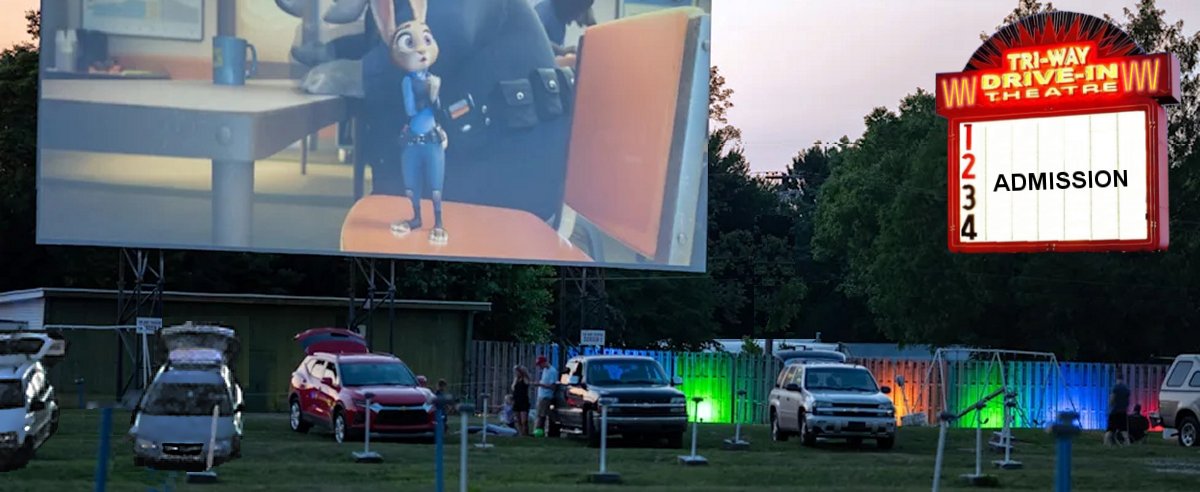 Tri-Way Drive-In Theatre, Plymouth, IN